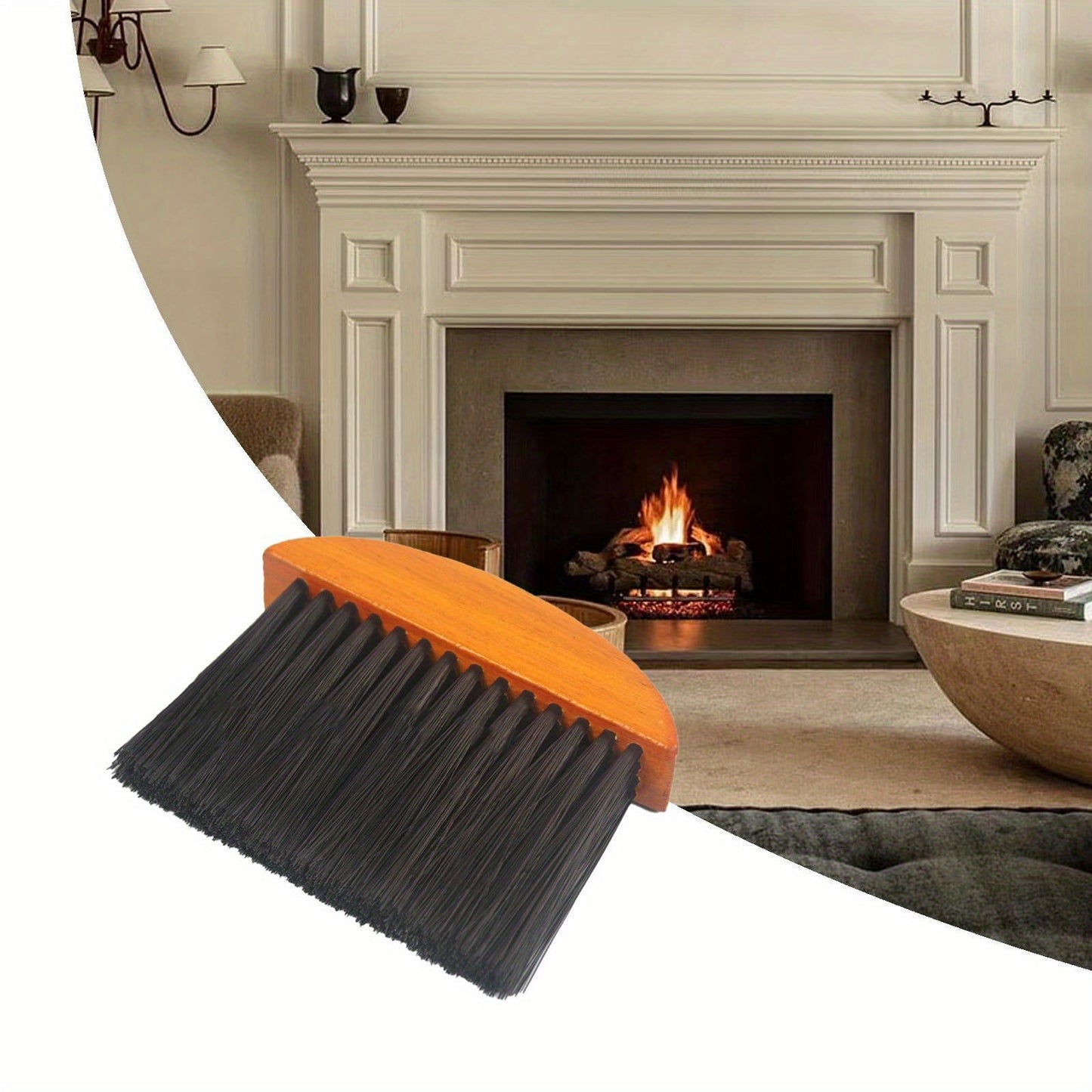 Fireplace Cleaning Brush Set - Essential Tool for Fire Pits, BBQs, and Hearths - Portable and Convenient Home Fireplace Accessories