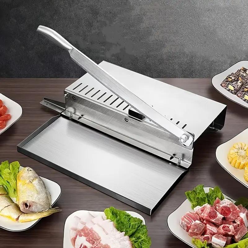 Stainless Steel Chef Knife with Frozen Meat Slicing, Chicken, Duck, Fish Boning, and Commercial Spatula Functions