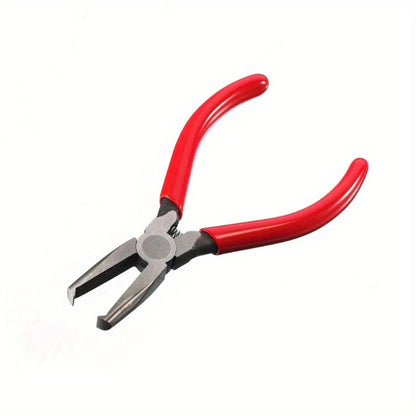 Fret tools for guitar and other stringed instruments, includes wire puller and cutting pliers.