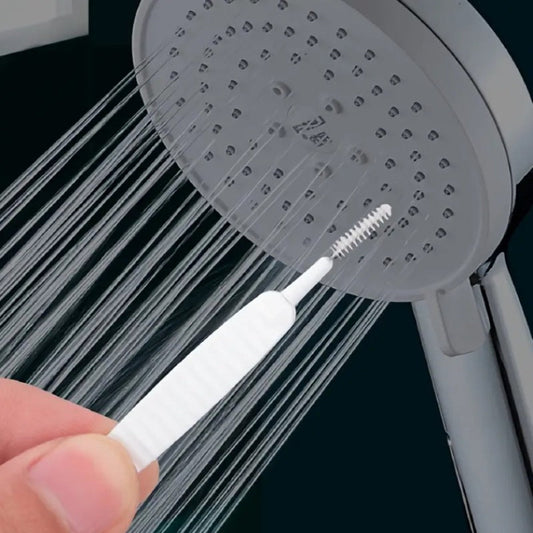 Set of 50 White Shower Head Cleaning Brushes - Perfect for Cleaning Nozzles and Tight Spaces in Bathrooms