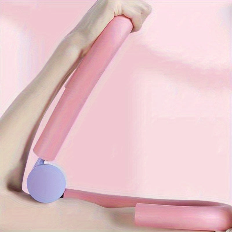 1pc Universal Pelvic Floor Muscle Trainer for postpartum recovery and body shaping, made of non-electric PP material with comfort foam for leg and butt training.