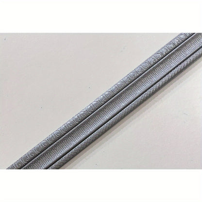 Self-adhesive wall decorative wire made of PE foam, measuring 2.3m for wall and door frame decoration and waistline kick foot line.