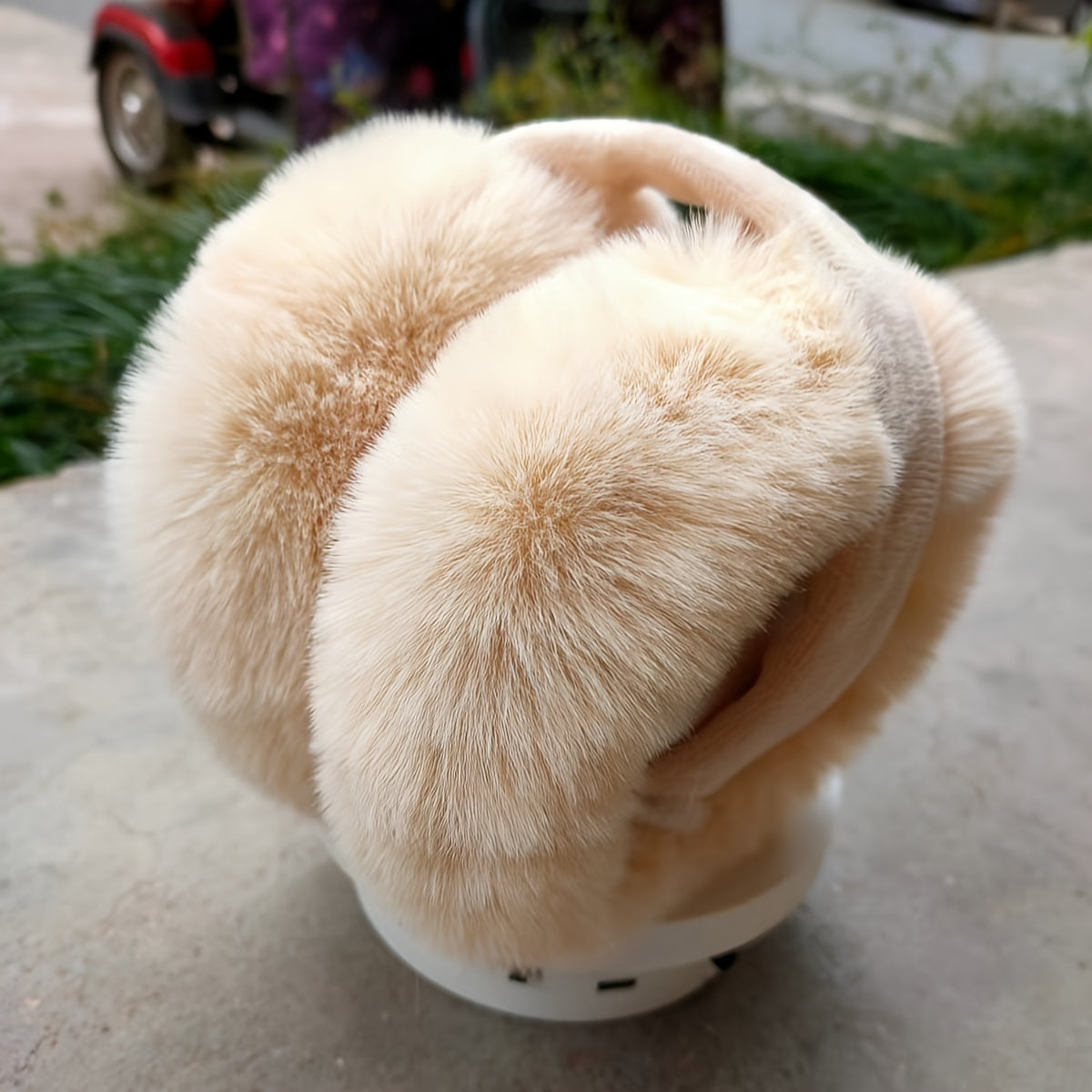 Winter Warm Foldable Earmuffs in Solid Color with Thick, Coldproof, and Stretchable design. Plush, Soft, and Cozy material suitable for both Women and Men. Ideal for Outdoor Activities, made from Knitted Polyester material. Hand Wash Only.