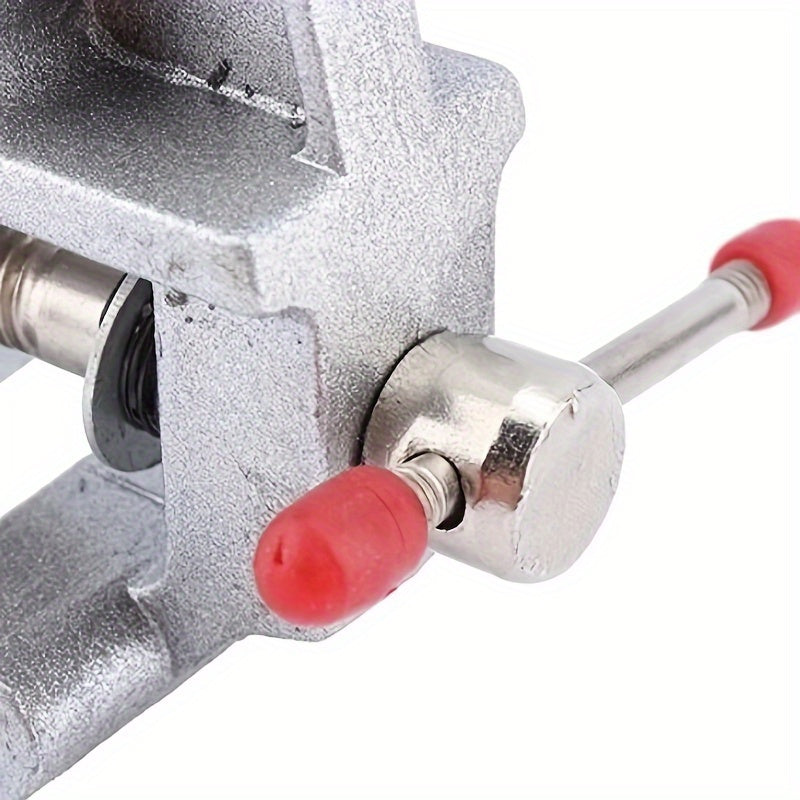 30mm Mini Aluminum Bench Vise - Portable Jewelers Clamp for Woodworking and Crafts