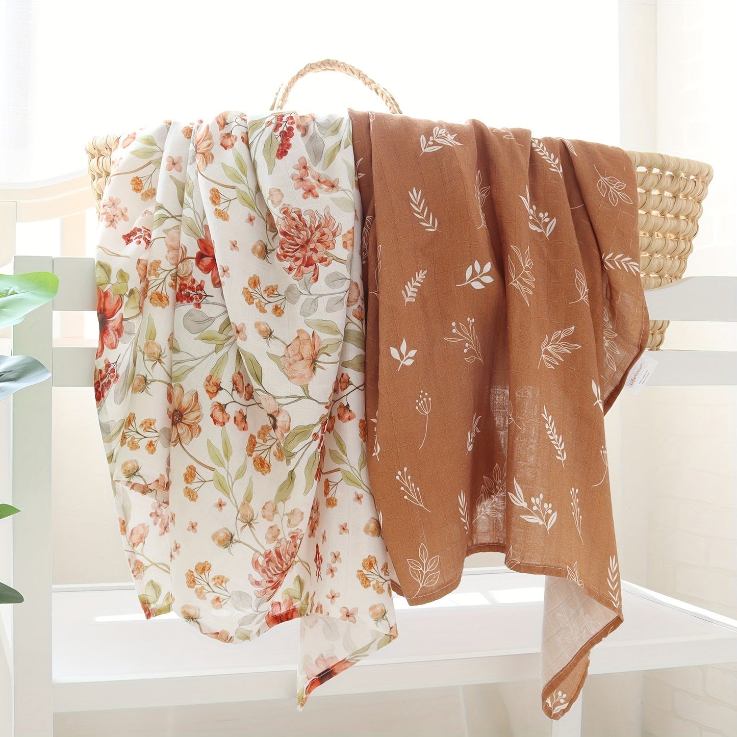 Bamboo Cotton Muslin Gauze Towel Wrap - Perfect Holiday Gift