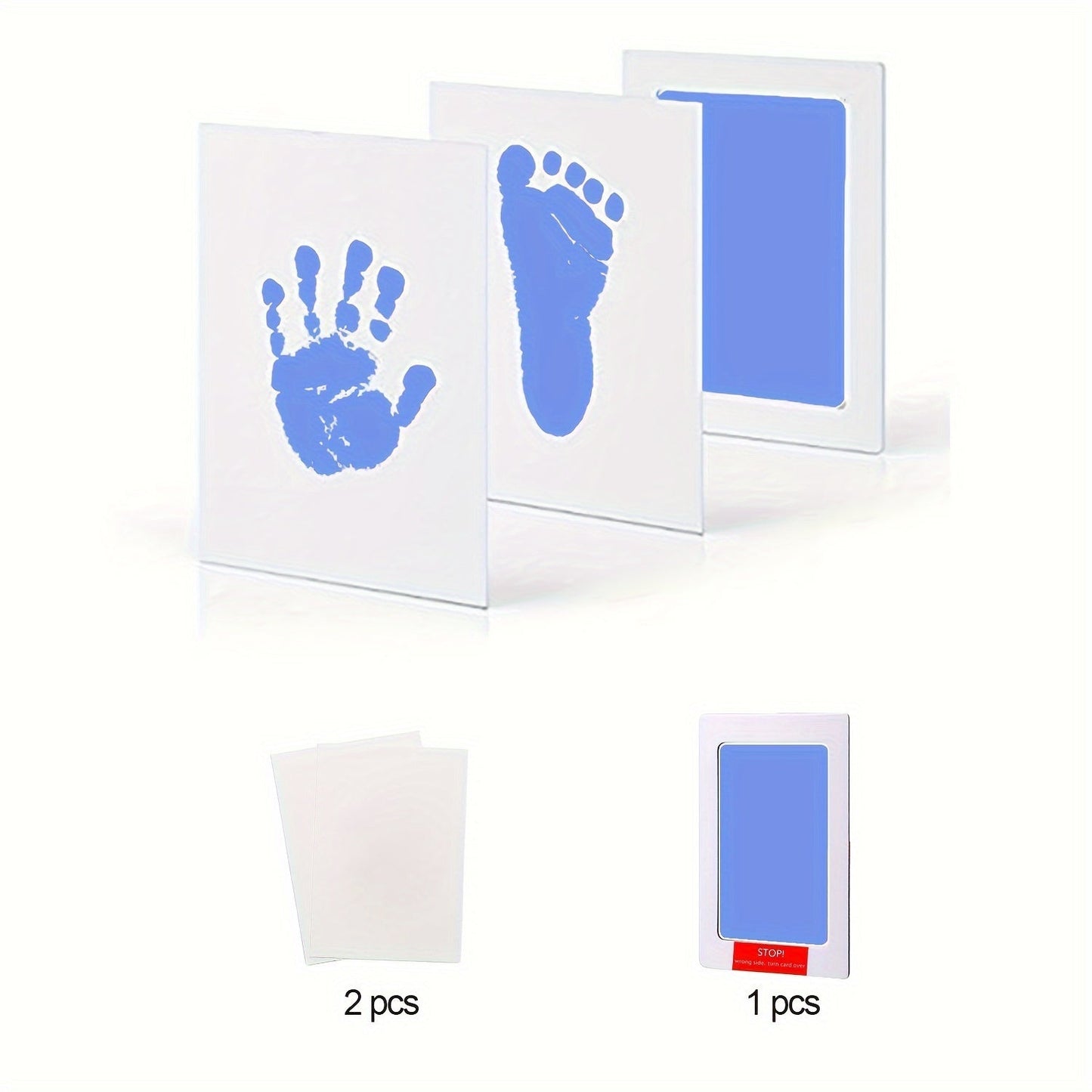 Baby Hand and Footprint Kit with Baby Souvenir, Pet Print, No Wash Print Oil - 1 Set