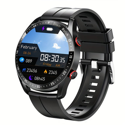 2024 Men's Wireless Smartwatch with Sports & Fitness Features, Sleep Monitoring, Step Counting, Calorie Tracking, iPhone/Android Compatibility.