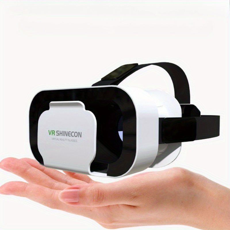 1pc Shinecon 3D VR Glasses for smartphones, non-wireless virtual reality headset with viewer function, no battery needed.