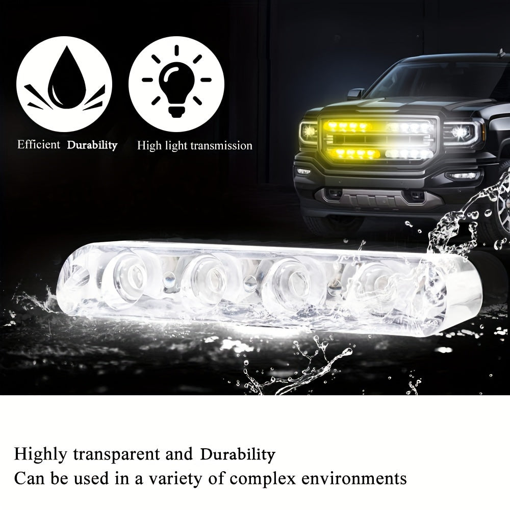 16LED Car Grill Light Strobe Lights with Remote for Cars Truck SUV