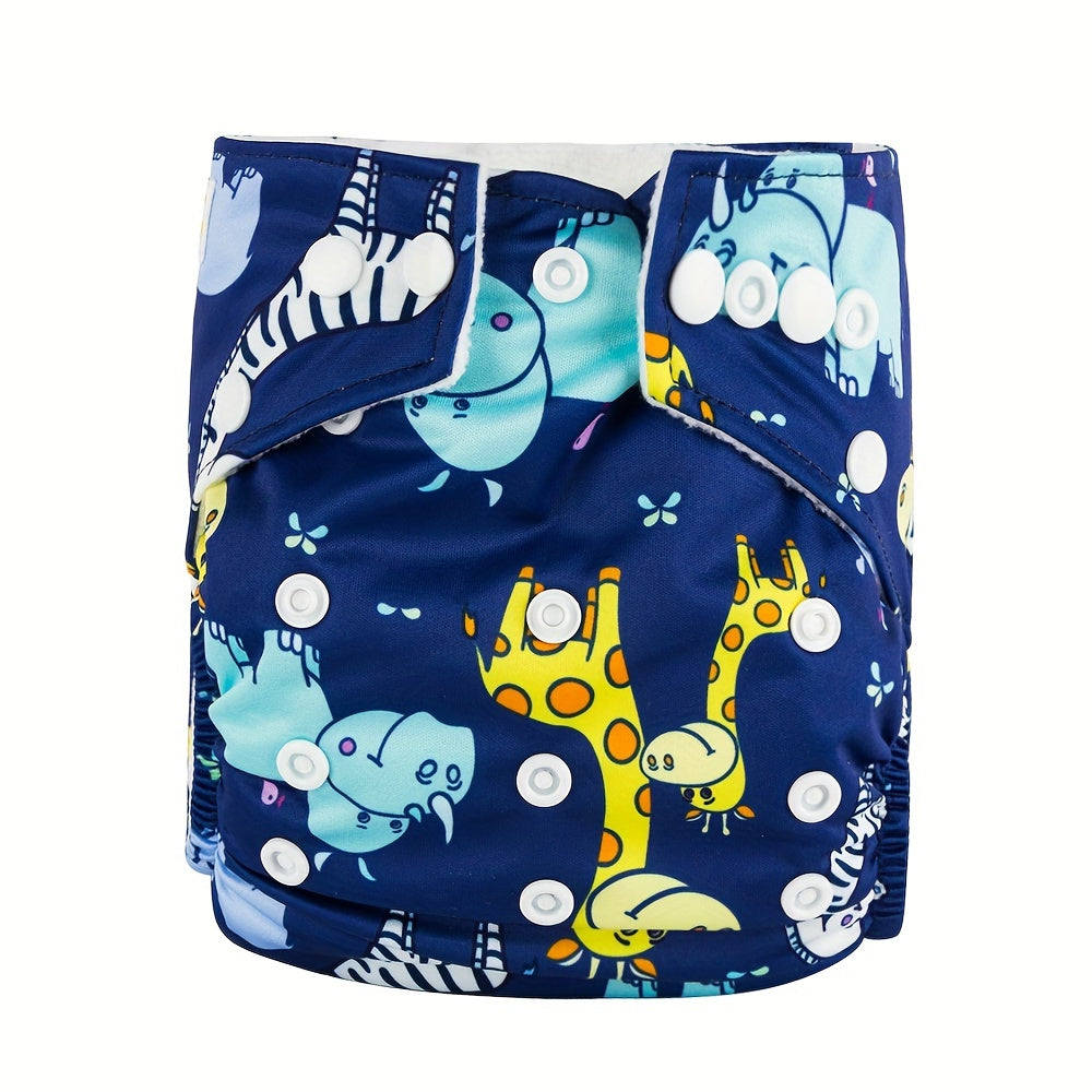 Soft Microfleece Babyland Cloth Diapers are designed for easy insert removal, with a double row snap for a secure fit. They feature delicate workmanship for comfort and leak protection, suitable for children ages 0-3.