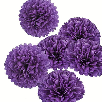 3 Paper Pom Poms for Wedding and Birthday Party Decorations