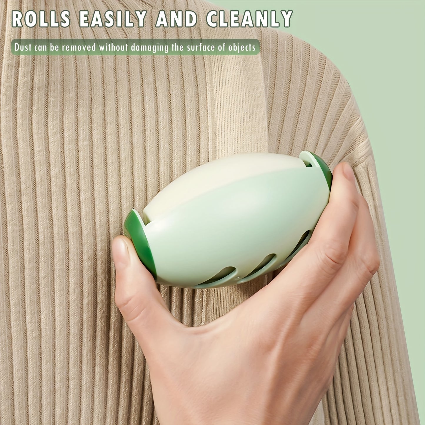 Durable manual lint roller removes pet hair and dust with reusable design, no batteries needed, for high-quality home cleaning.