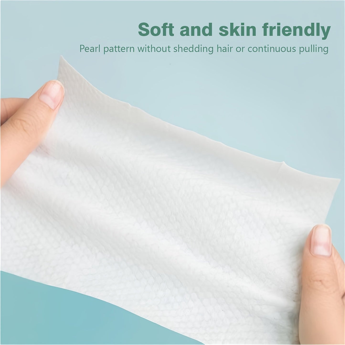 Thick disposable wet wipes for kids, made with dye-free non-woven fabric. Large pack suitable for use on hands and mouths at home.