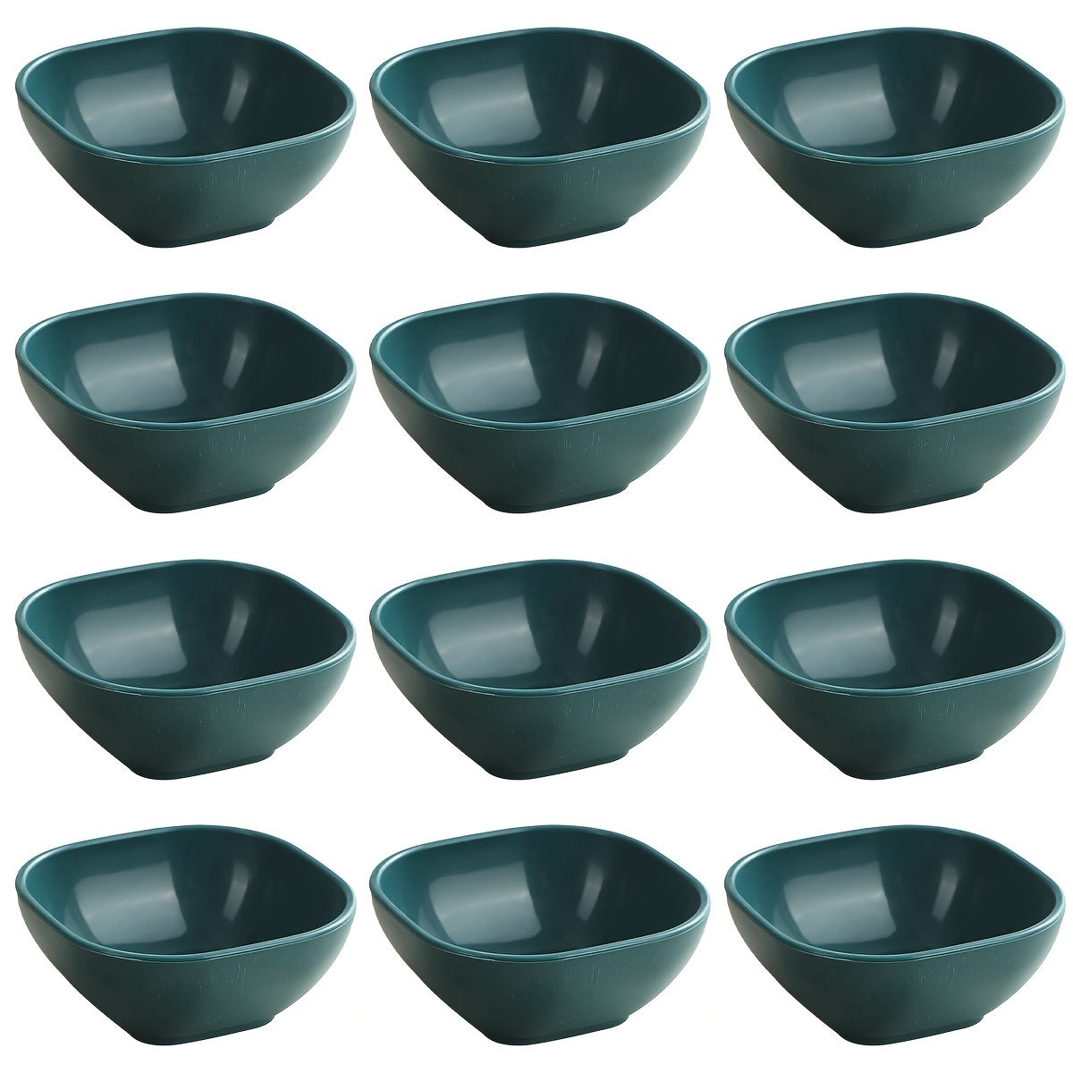 8 to 12 square sauce bowls for Korean, Chinese, and Middle Eastern styles.