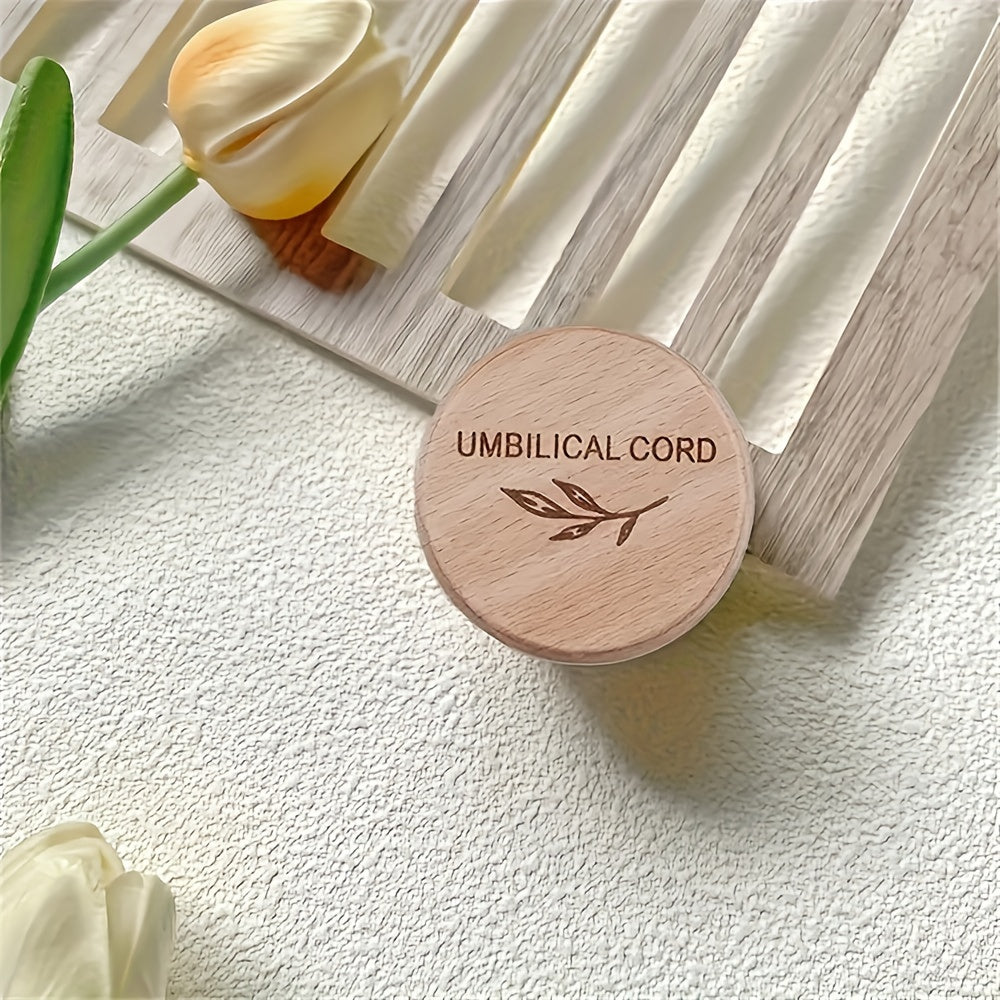 Crafted from high-quality wood, this elegant keepsake box is perfect for storing umbilical cords. It makes an ideal keepsake or birthday gift for individuals aged 14 and above. The box is beautifully engraved and serves as a special memory container.