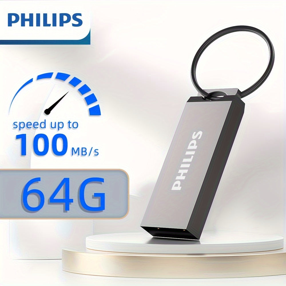 Top Brand high-speed metal USB 2.0 flash drive with retractable thumb design, available in 8GB, 16GB, 32GB, and 64GB sizes. Shockproof and antimagnetic storage device with keyring for data