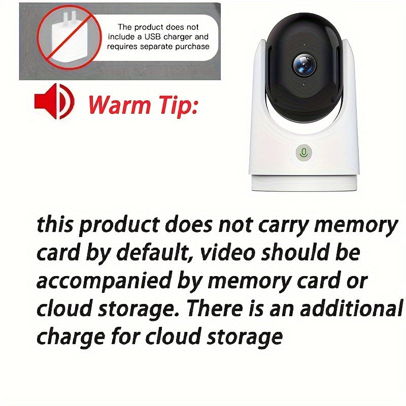 Upgrade your home security with the Motion Detective Smart WiFi Camera. Features include 1080P HD resolution, two-way audio, night vision, USB power supply, and compatibility with tablets and smartphones.