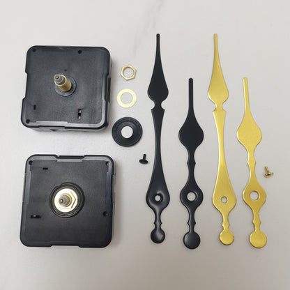 DIY Quartz Clock Kit includes clock movement, hands, and maintenance manual for home decoration.