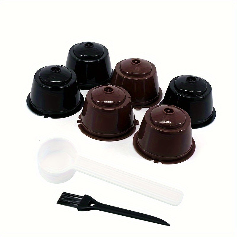 Reusable coffee capsule filters can be made using a 6-pack and a spoon brush, allowing you to create your own coffee capsules.