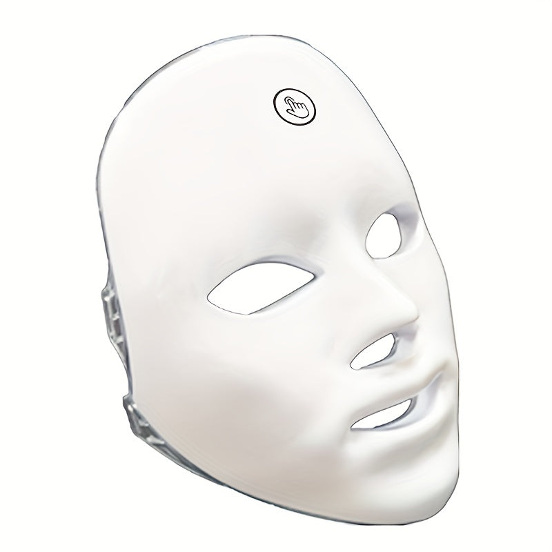 7-color LED mask, USB rechargeable with no fragrance, perfect as a gift for women for salon or home use.