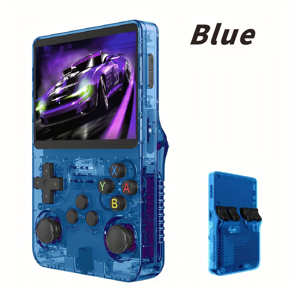 Vintage Handheld Game Console with Headphone Jack, 8.89cm Screen, Portable Gamepad - Retro Entertainment, USB Charging, ABS Material, Ideal Gift for Gamers of All Ages