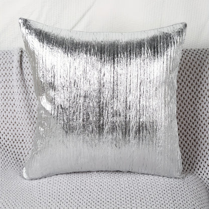 A 17.7-inch square cushion cover.