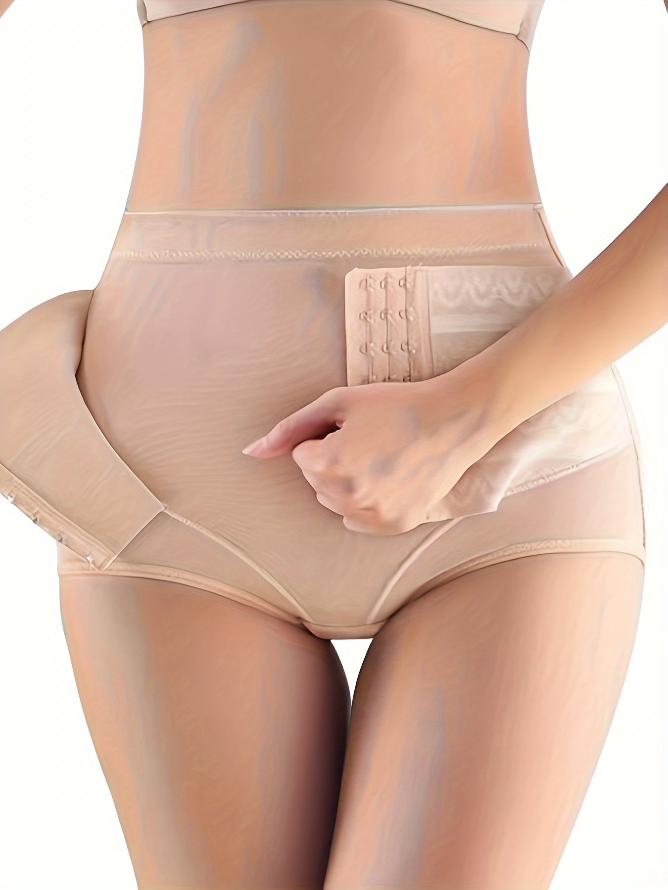 Women's Postpartum Shapewear Pants with Tummy Control and Butt Lifting.