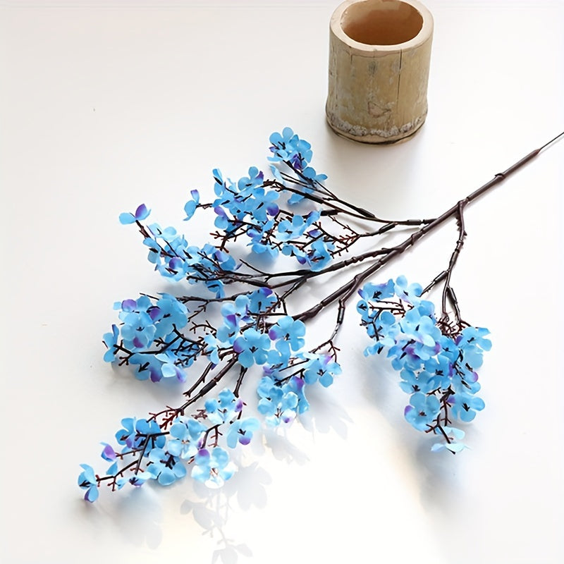 Artificial cherry blossom branches for vase, versatile décor for all seasons and occasions, no container included.