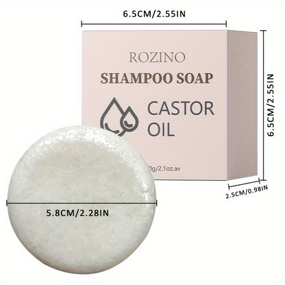 Castor oil shampoo with natural ingredients helps to control oil, clean scalp, and provide a refreshing cleanse.