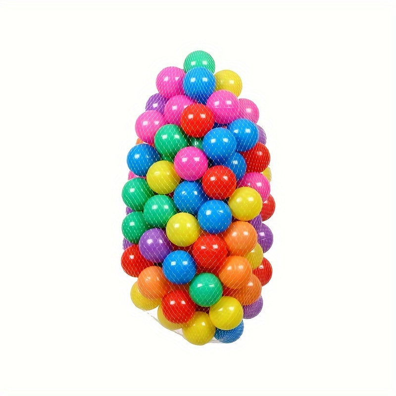 High-quality indoor Bobo balls available in sets of 50 or 100 colorful ocean balls.