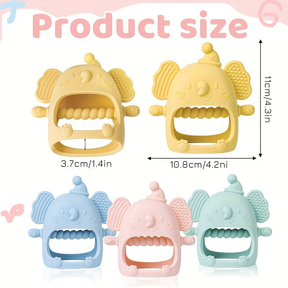 One piece of the TYRY.HU Silicone Baby Teether Mitten is now available. This non-slip, BPA-free teething toy features a fun cartoon design and is machine washable. It is perfect for babies who are teething and can also be used as a hand pacifier for