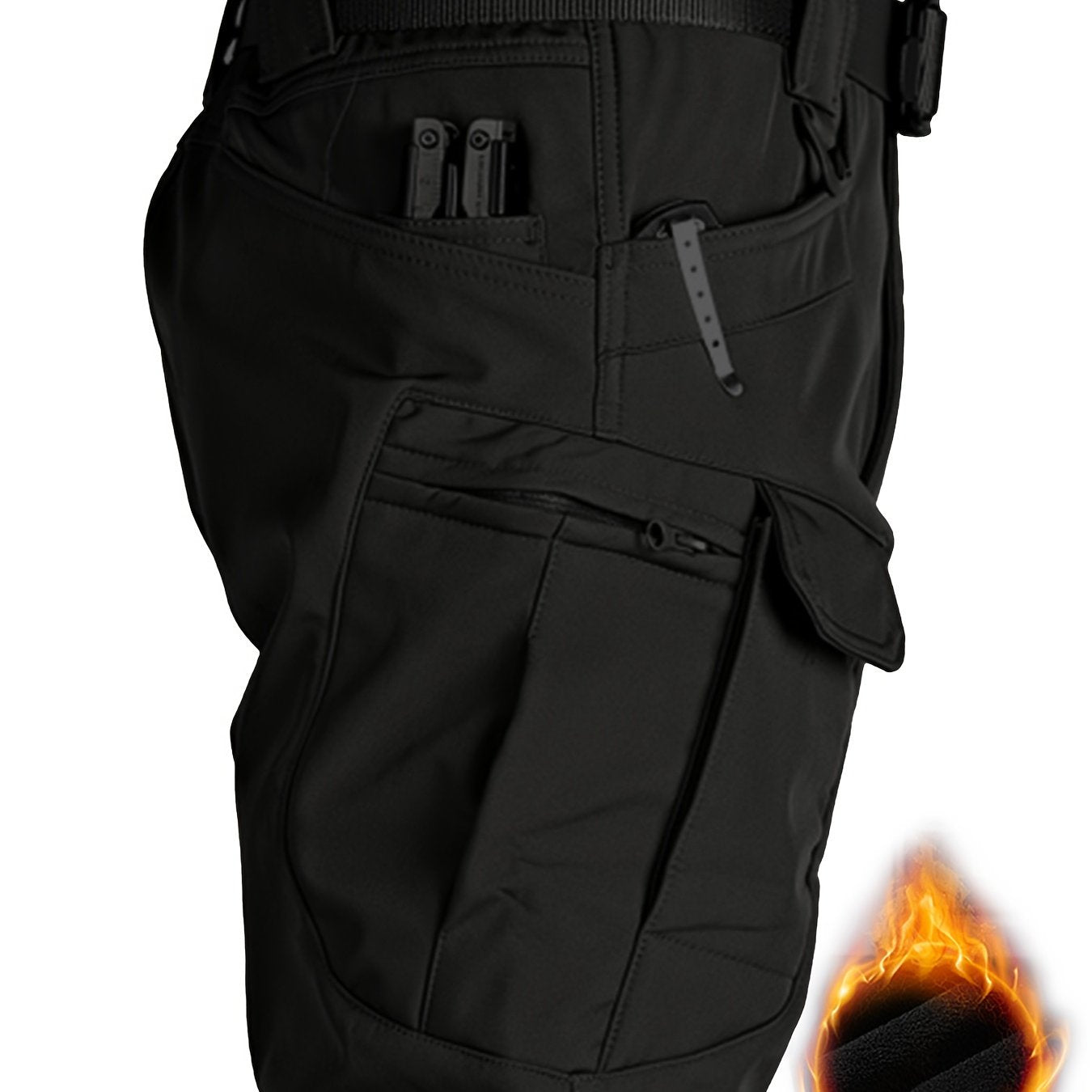 Men's Waterproof Tactical Pants for Winter Outdoor Wear