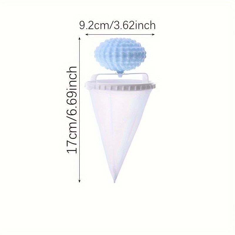 1pc Multi-Purpose Laundry Ball for Washing Machines - Hair & Lint Catcher made of Polyester Fiber