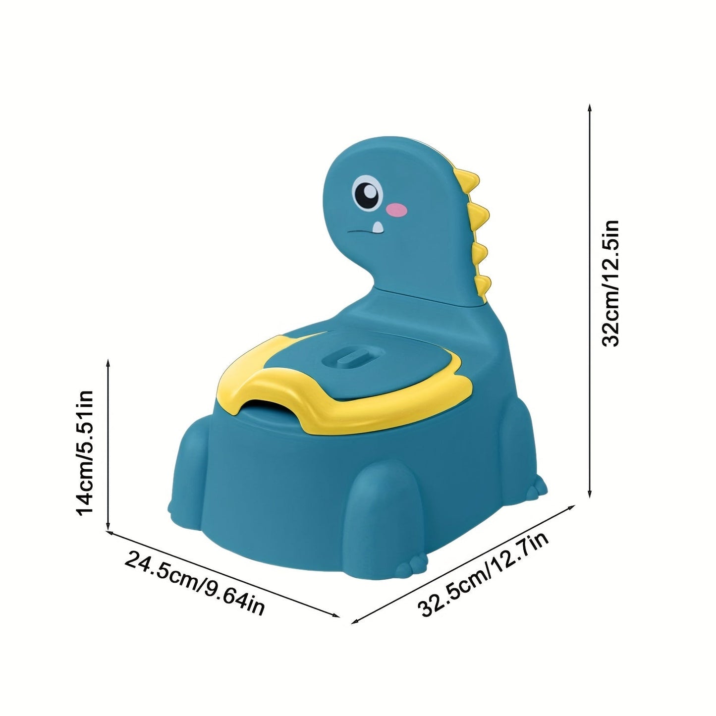 Bolalar uchun dinozavr mavzusidagi potty stul, oson tozalanadigan kichik potty, o'g'il va qizlar uchun ideal, Rojdestvo, Halloween yoki Thanksgiving uchun mukammal sovg'a