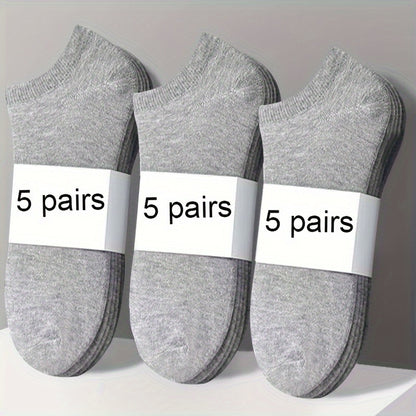 15 pairs of soft, lightweight unisex low cut socks, suitable for both men and women.