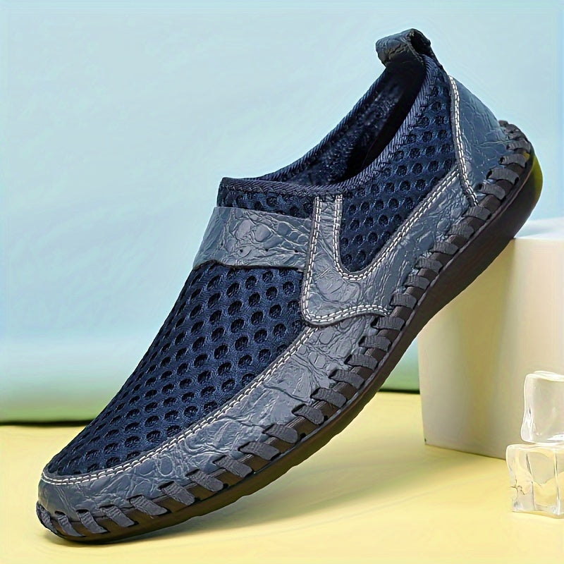 Men's breathable mesh sandals, lightweight and comfortable for outdoor activities in spring and summer.