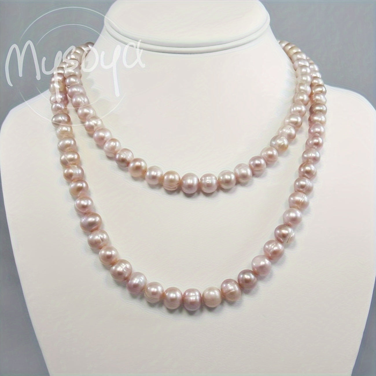 Handcrafted with care, the MYSOYA 100% Handmade Natural Pearl Pink Freshwater Pearl Necklace Set is perfect for all occasions. Includes a gift box for easy gifting. Ideal for daily wear, parties, birthdays, anniversaries, Valentine's Day, Christmas, and