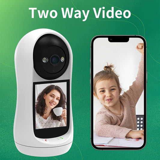 Monitor your home with the 1pc SmartGuard 1080p HD Video Camera. This indoor security cam features two-way audio, night vision, motion detection, and remote control via an app. It is USB powered and compatible with smartphones, as well as Apple HomeKit