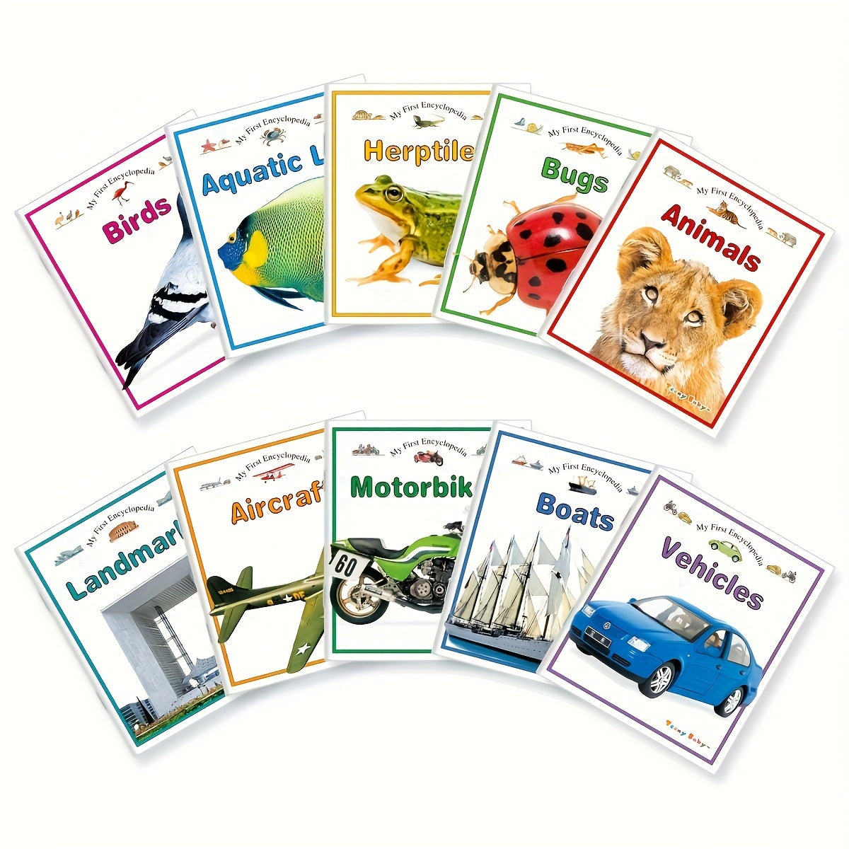 10 English books in my encyclopedia series, a gift for kids by Sunshine Children's Educational Association, published on 2023-06-15.