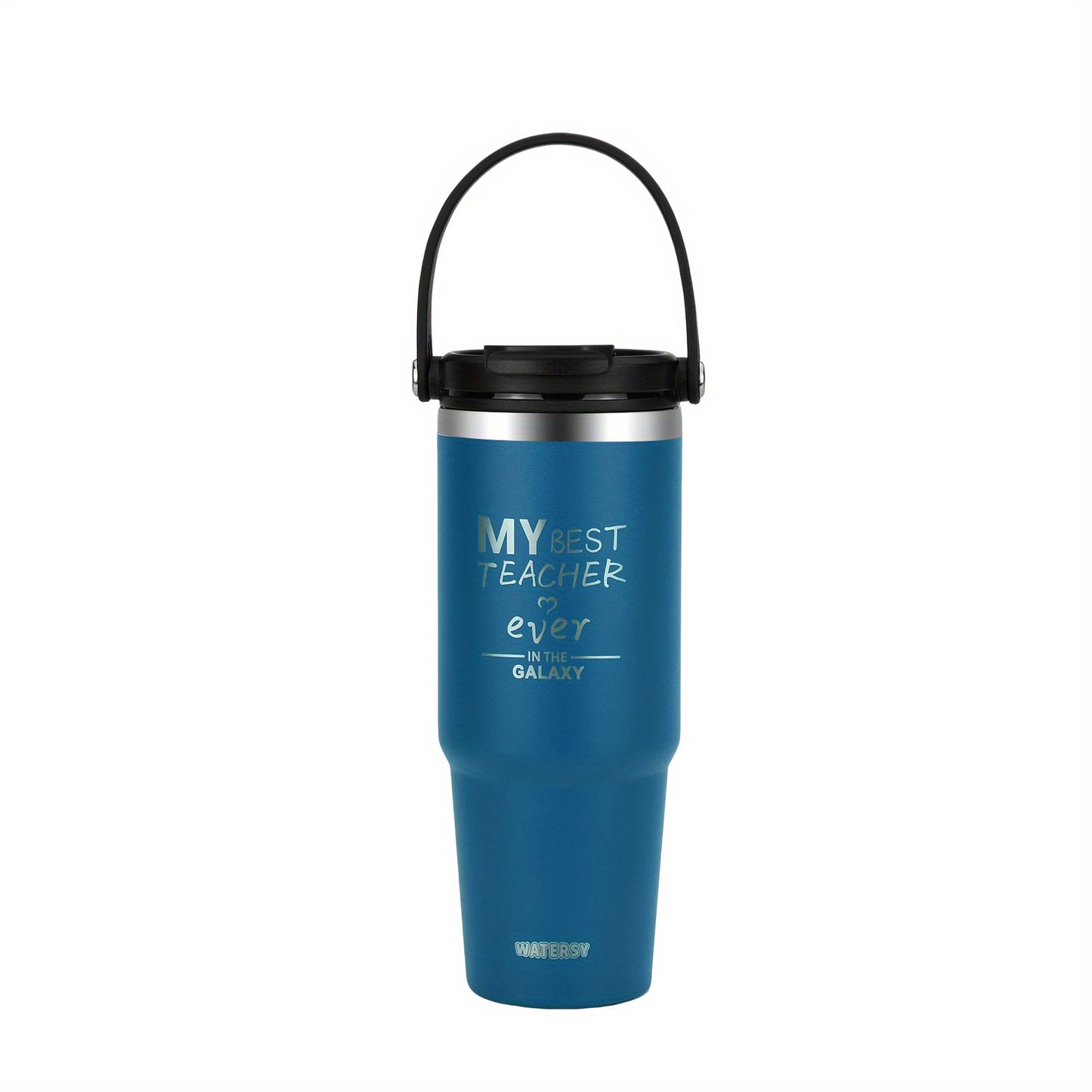 WTAERSY Insulated Water Bottle with Double Lid, 30oz/887ml, Stainless Steel, Reusable Tumbler Cup, Perfect Gift for Various Occasions.