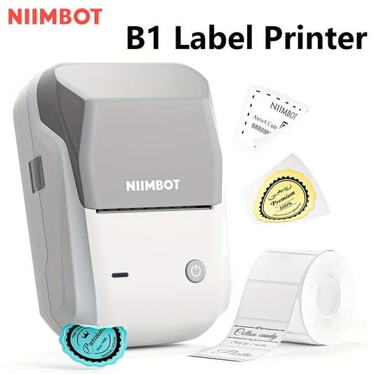 Niimbot B1 is a portable label printer for price tags and stickers, ideal for shops, offices, and homes in the EU.