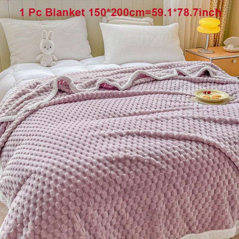 Soft and cozy fleece blanket for couch, sofa, office, bed, camping, and traveling. Perfect birthday or holiday gift for boys, girls, and adults. Great for home decor during the holidays.