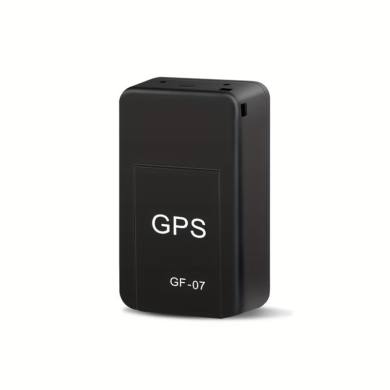 Compact magnetic GPS tracker for cars with real-time positioning, rechargeable battery, universal fit, and ≤36V operating voltage. Memory card/SIM card not included.