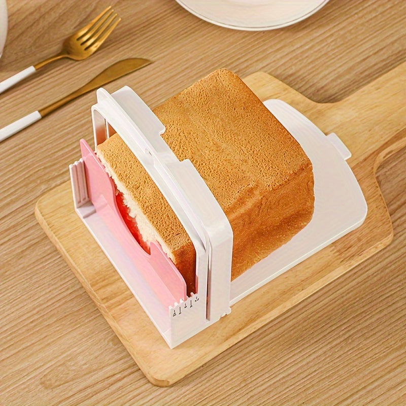 Simple Slice Bread Cutter - Convenient Toast Slicer, Manual Operation, Suitable for Home & Restaurant Settings