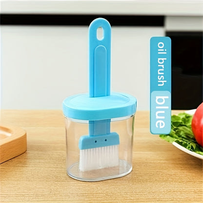 Kitchen pancake brush with high temperature resistant oil bottle