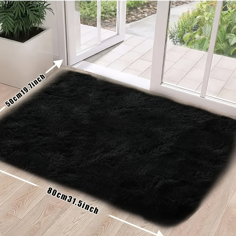 Luxuriously soft and cozy tie-dye gradient area rug - Ideal for bedroom, living room, or coffee table - Made from machine washable polyester fiber, with long plush for added comfort - Perfect for adding a touch of style to your sofa.