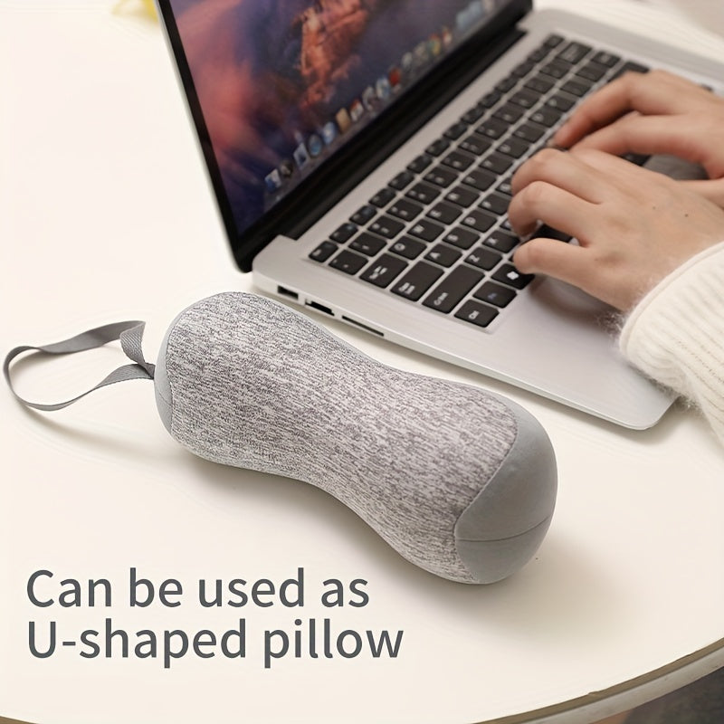 Mini neck pillow with portable Tsutsu U-shaped design, perfect for adults to use while traveling, sleeping, or working in the office.