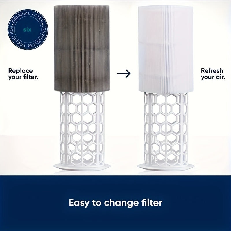 Blueair Blue Pure 411 Series Replacement Filter - Carbon & Particle Filtration, Compatible with Auto, 411 & 411+ Models