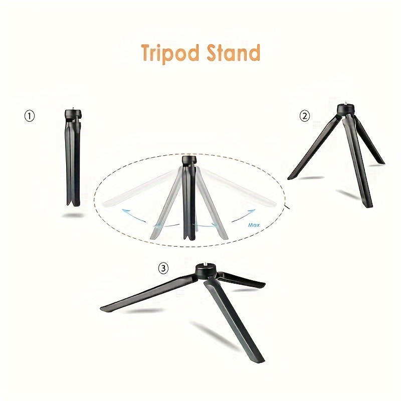 25.4cm USB-powered LED Ring Light with adjustable color temperature, 120 LEDs, 360° rotatable gooseneck, tripod stand, and phone holder for video blogging, photography, and live streaming.