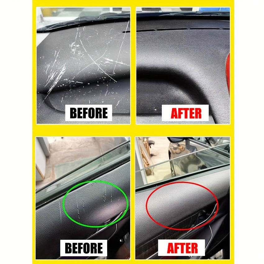 Convenient 100G Car Interior Scratch Repair Kit - Clay-Based Polish for Plastic & Dashboard, Quick Maintenance.